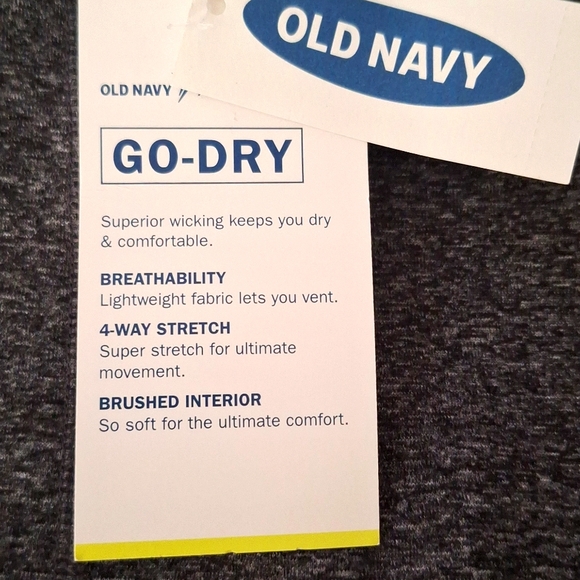 NWT Old Navy Gray High Rise Crop Leggings in Large - Picture 2 of 3